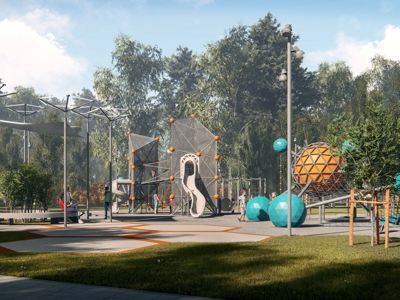 Project of a children's playground - Dubna