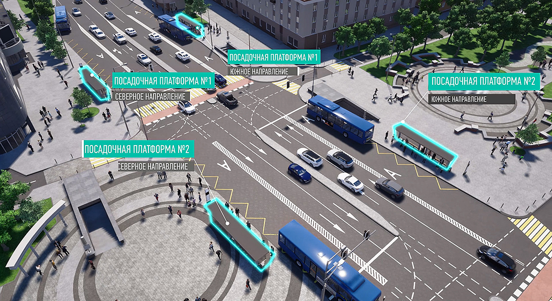Визуализация решения дорожного движения в г. Белгород